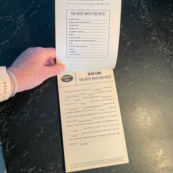 "MAD LIBS -- American Idol" c. 2005 by FreemantleMedia (NWOT) - Picture 7 of 7